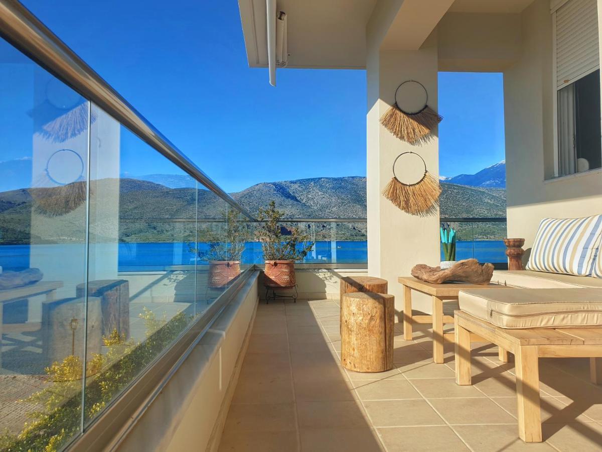 Boho Beach House In Itea-Delphi Dış mekan fotoğraf